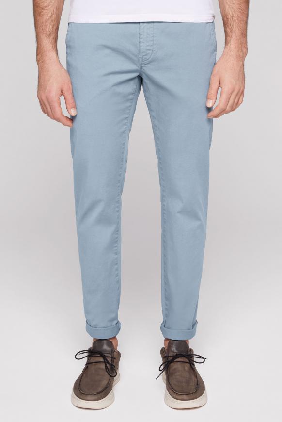 Chinohose mit gewaschener Optik concrete grey