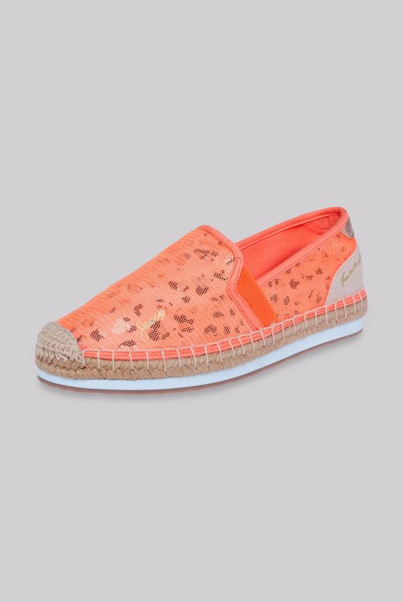 Espadrille mit Plateau-Sohle peachy glow