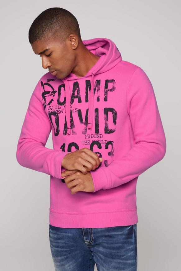 Hoodie mit Watercolor Prints new pink