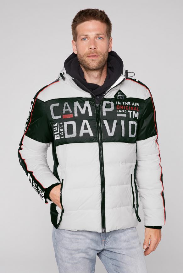 Jacke im Ski-Design mit Logo Artwork kitt