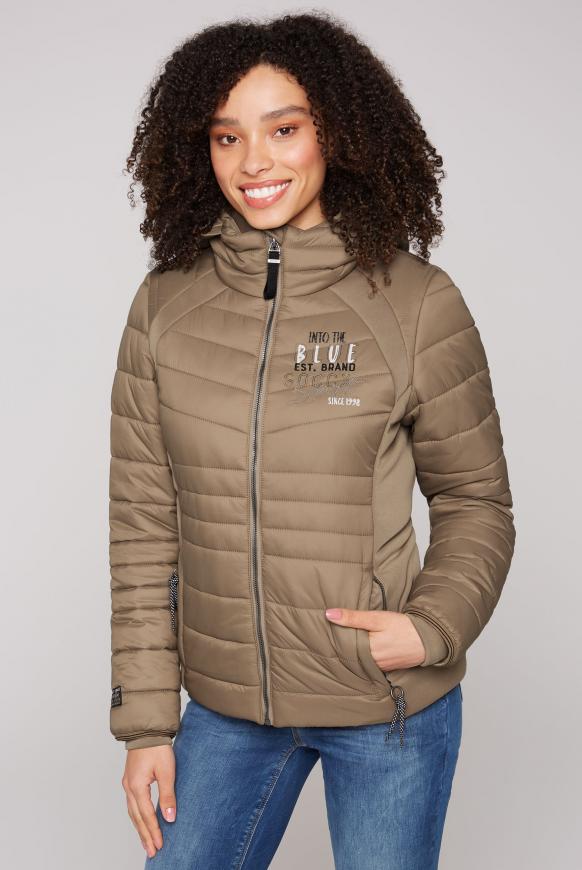 Jacke im Ski-Design mit Powerstretch-Einsätzen