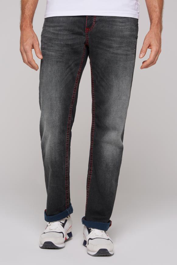 Jeans CO:NO aus Jogg-Denim anthra used jogg