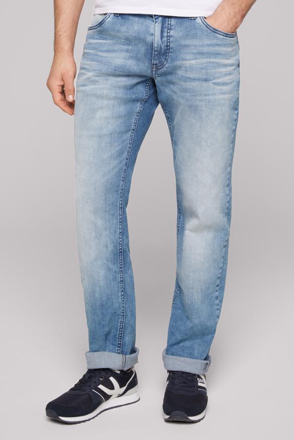 Jeans CO:NO mit Used-Waschung