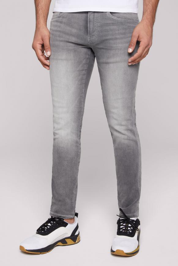 Jeans DA:VD mit Used-Optik grey wash