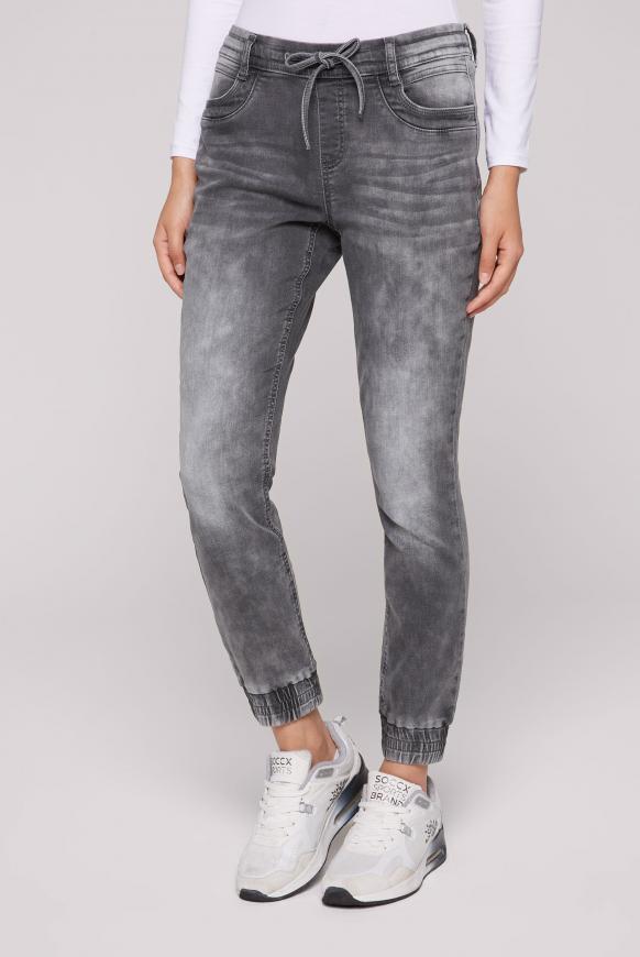 Jeans JO:SY mit Boyfriend Fit grey jogg