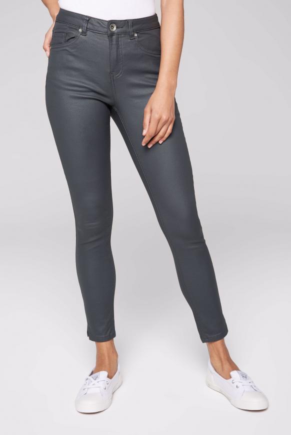 Jeans MI:RA mit Beschichtung dusty anthra