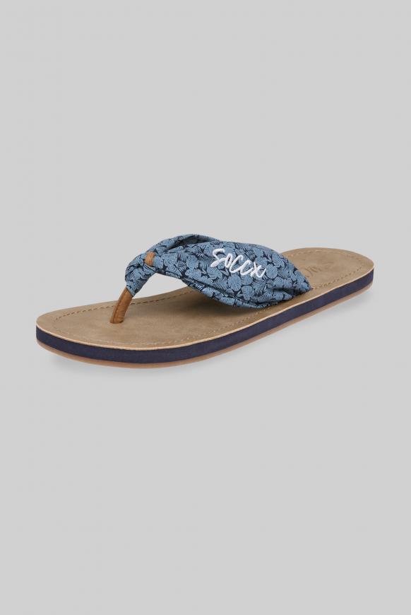 Leichter Zehentrenner mit Stoffriemchen blue navy