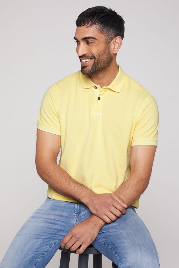 Poloshirt aus Pikee mit Logostick banana sun