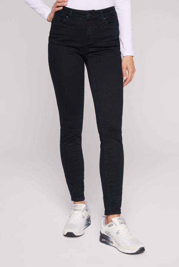 Slim Fit Jeans mit Push-Up-Effekt blue black