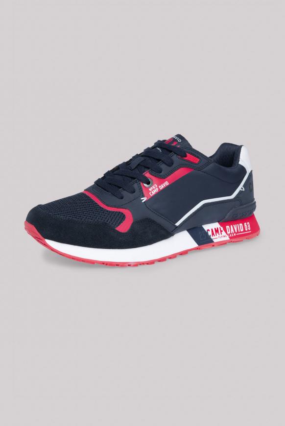 Sneaker im Retro Look mit Logo Artworks ocean navy