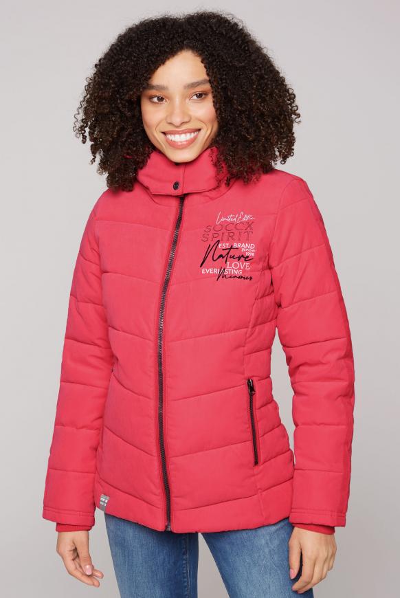 Steppjacke mit abtrennbarer Kapuze