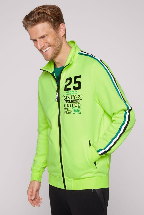 Sweatjacke mit 3D-Gel-Artworks
