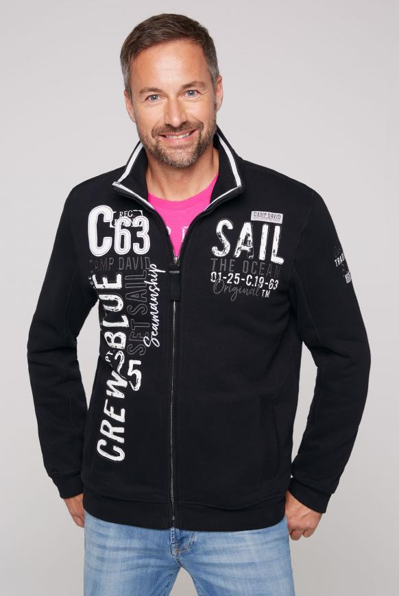Sweatjacke mit Logo Artworks black