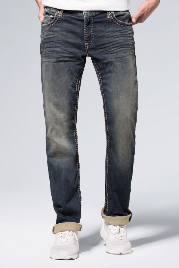 Sweatmaterial im Denim Look Jeans CO:NO blue black jogg