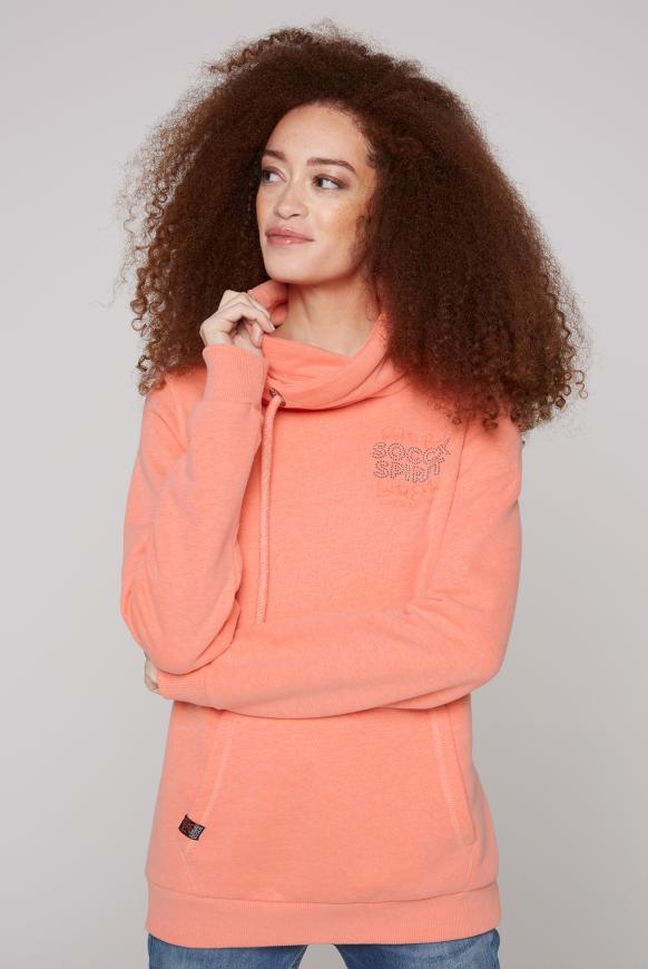 Sweatshirt mit hohem Kragen happy lobster mel.