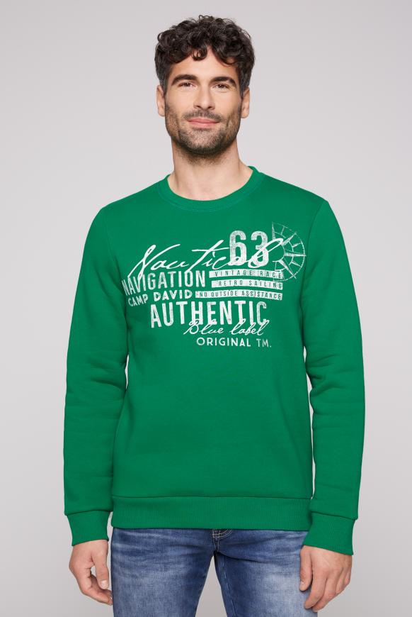 Sweatshirt mit maritimem Print college green