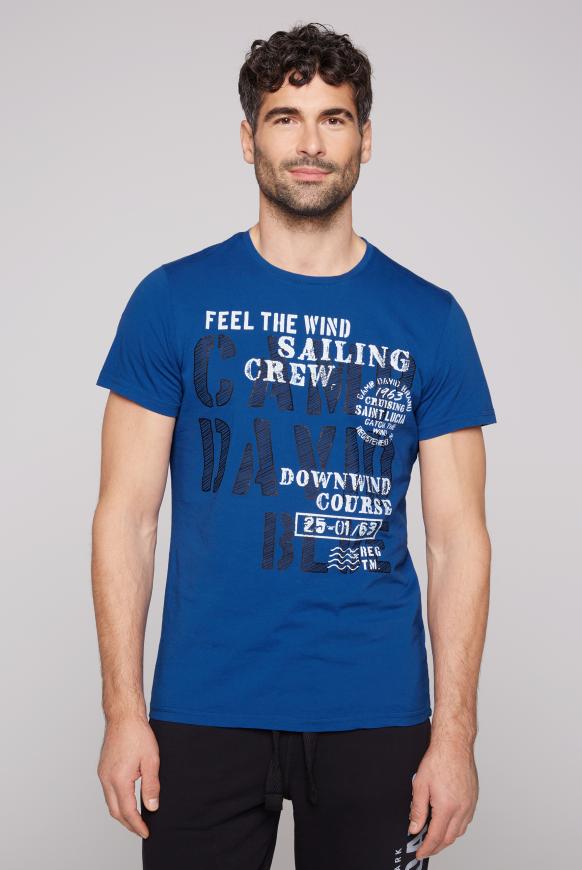T-Shirt mit Sailing Print flight blue