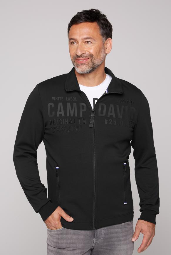 Trainingsjacke mit Rubber Artworks black