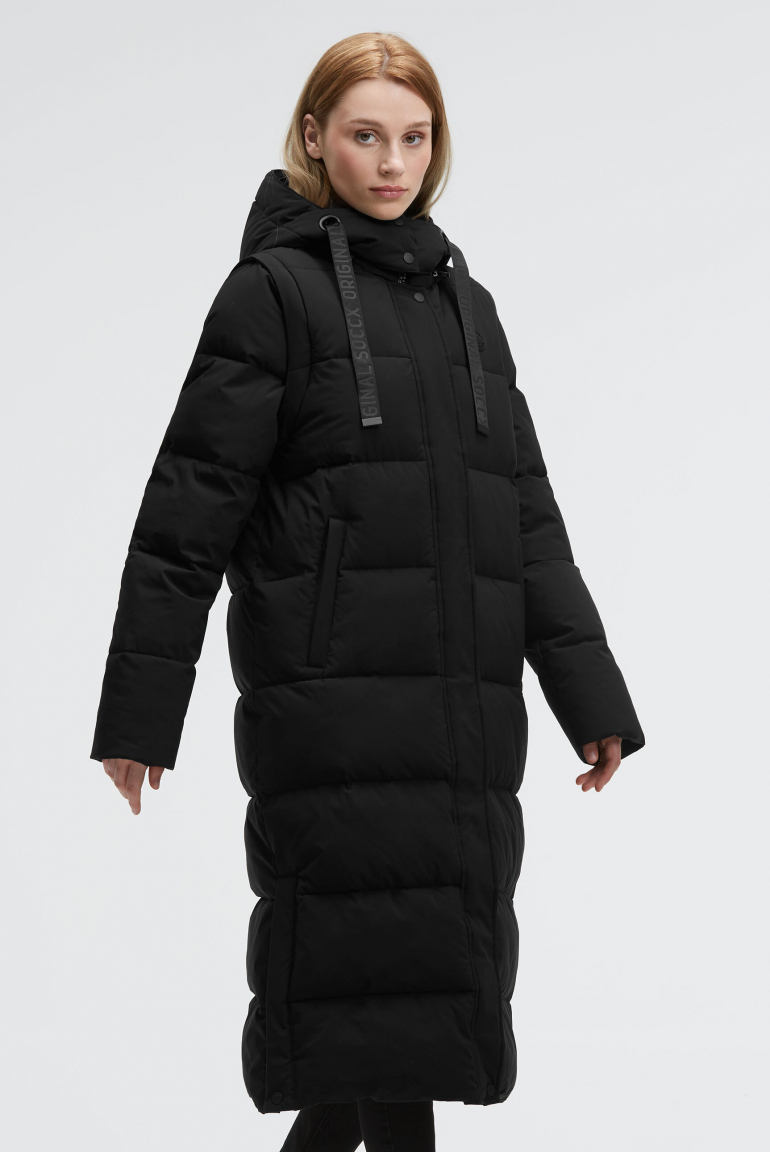 2-in-1 Puffer Coat und Weste