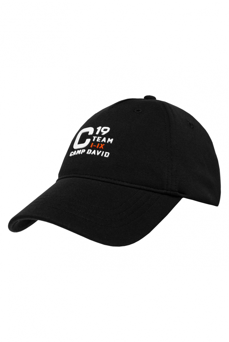 Base Cap mit Rubber Prints black