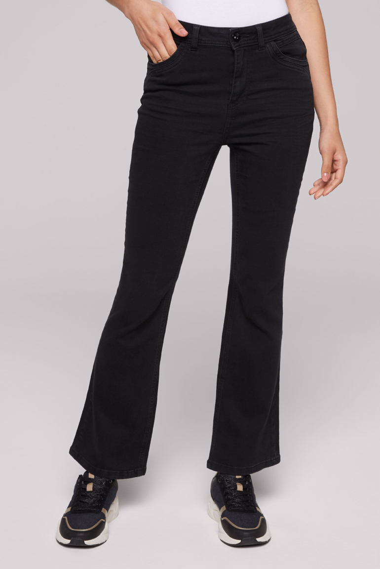 Flared Jeans PA:LA Regular Fit black aged