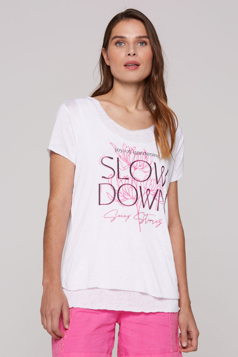 T-Shirt im Layering Look, 2-teilig