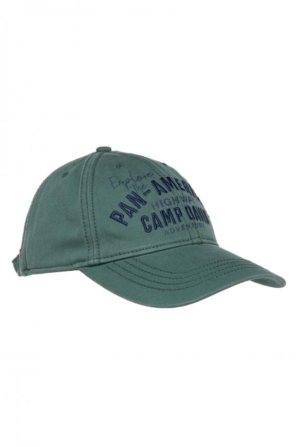 Base Cap mit Logo Artwork grey green