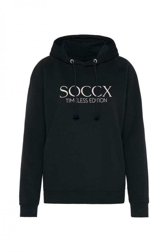 Classic Kapuzensweatshirt mit Logo Print black