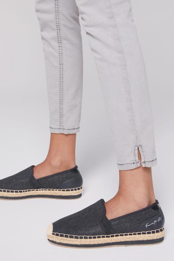 Espadrille mit Plateau-Sohle black