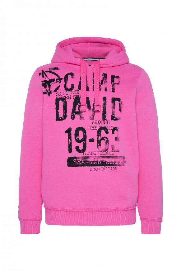 Hoodie mit Watercolor Prints new pink