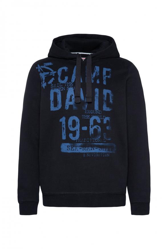 Hoodie mit Watercolor Prints black