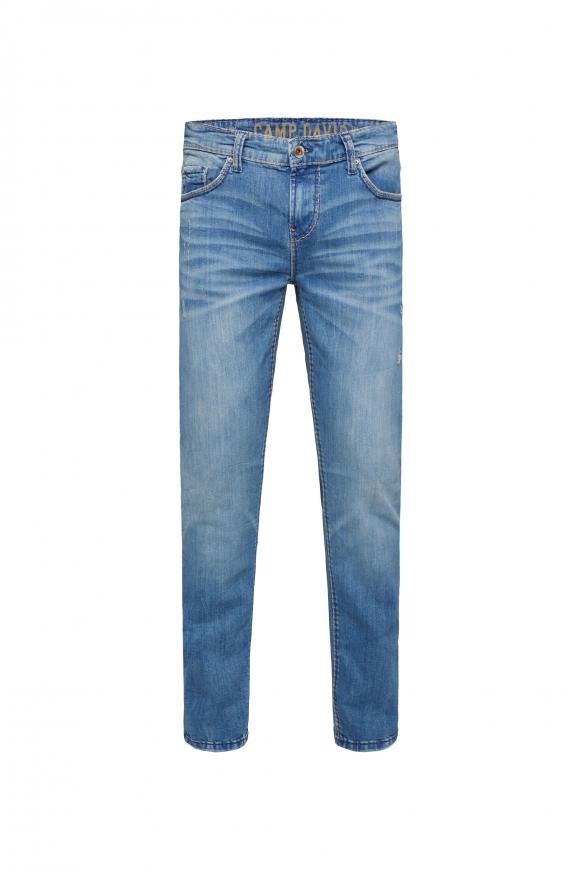 Jeans BR:AD mit Destroy-Effekten medium blue used