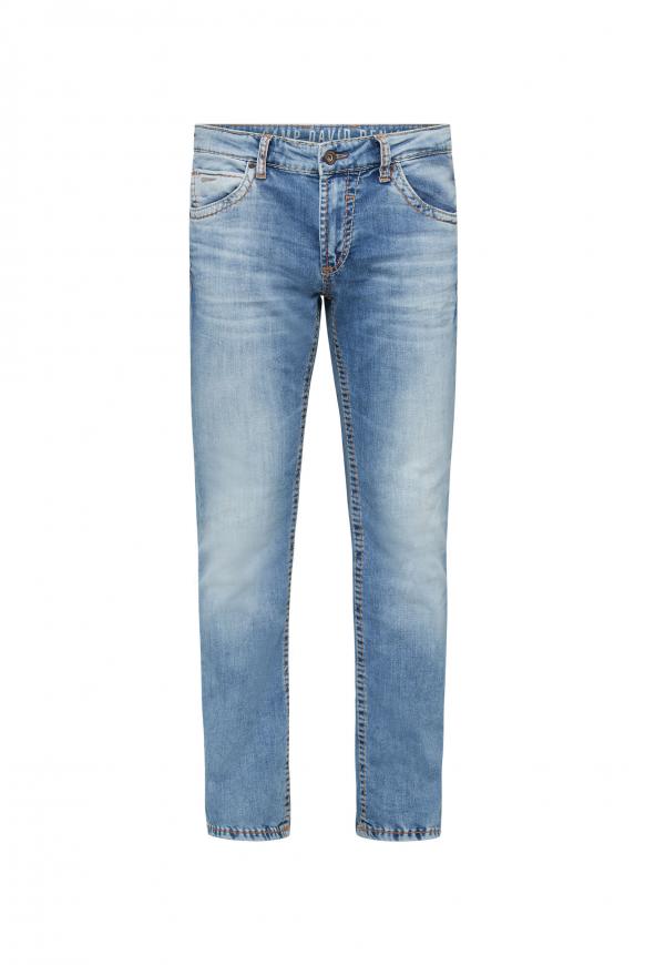 Jeans NI:CO im Vintage Look mit breiten Nähten light vintage
