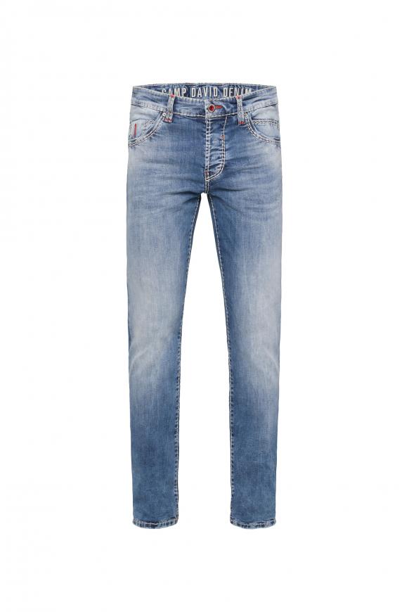 Jeans RO:BI mit Used-Effekten blue used