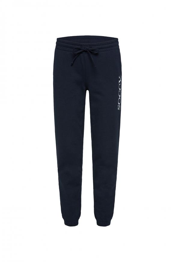 Jogginghose mit Glitter Logo navy