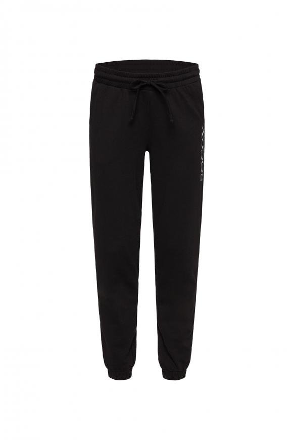 Jogginghose mit Glitter Logo black
