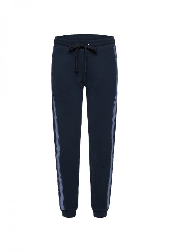 Jogginghose mit Streifen- und Logo-Design blue navy