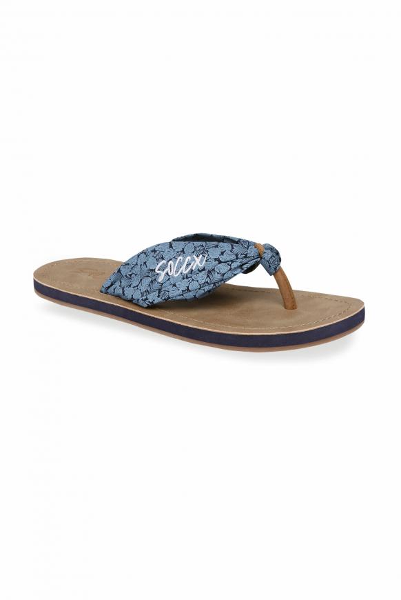 Leichter Zehentrenner mit Stoffriemchen blue navy