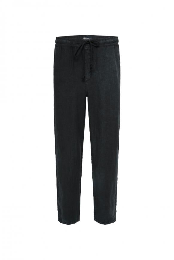 Leinenhose mit Elastikbund