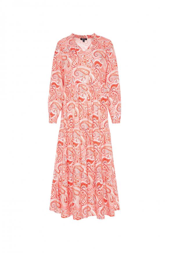 Maxikleid mit Paisley-Muster pink pailsey