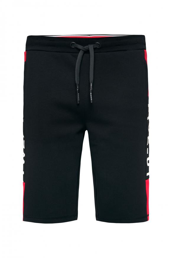 Shorts mit Colour-Blocking und Prints black