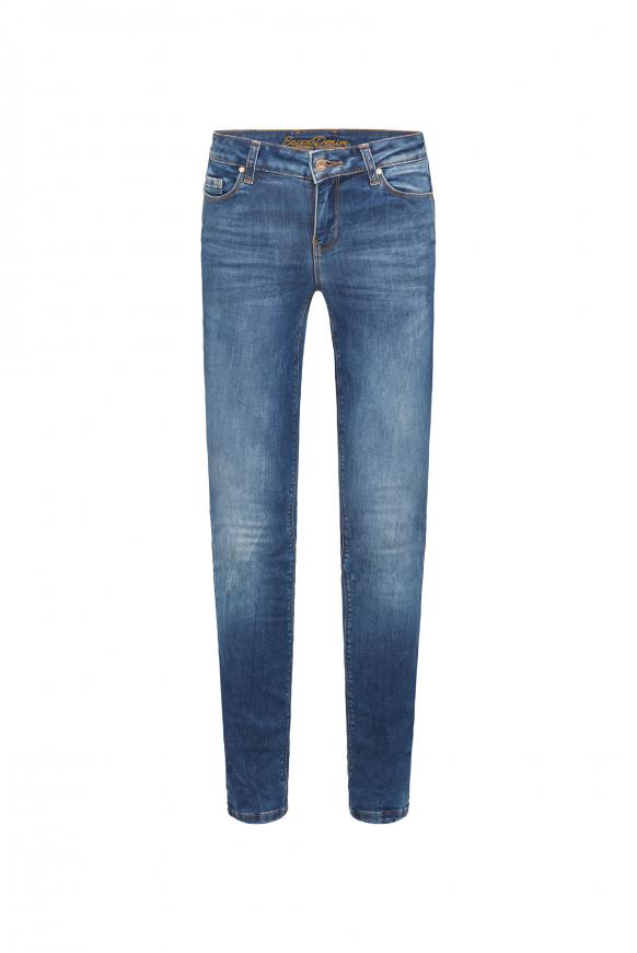 Slim Fit Jeans mit Push-Up-Effekt blue used