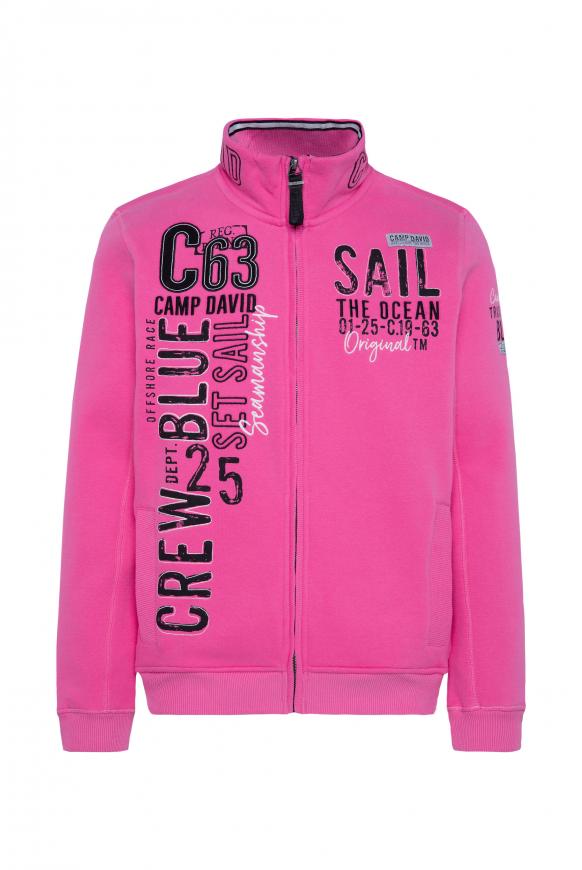 Sweatjacke mit Logo Artworks new pink