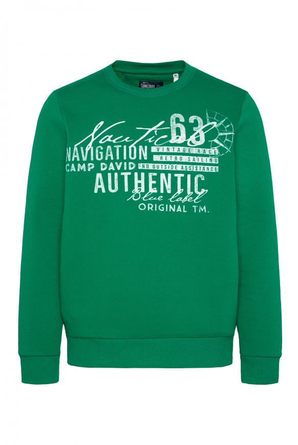 Sweatshirt mit maritimem Print college green