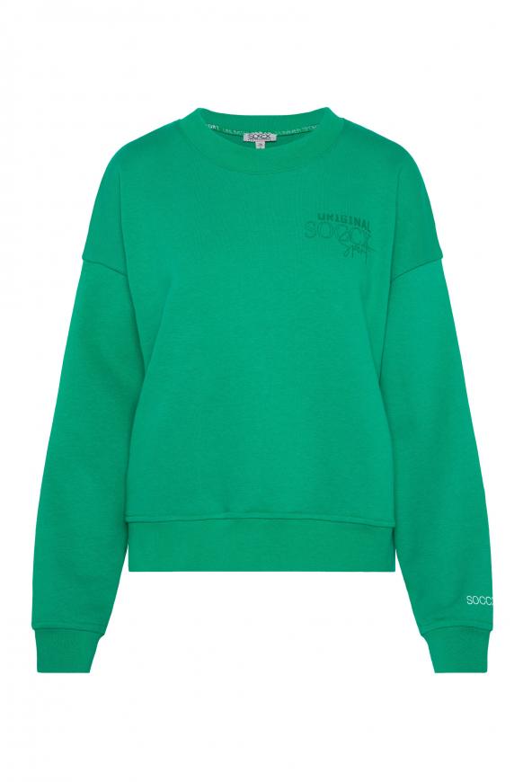 Sweatshirt mit Rücken-Print active green