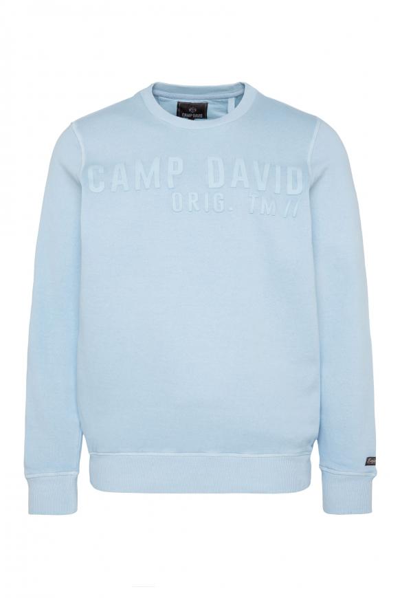 Sweatshirt mit Wording Print summer blue