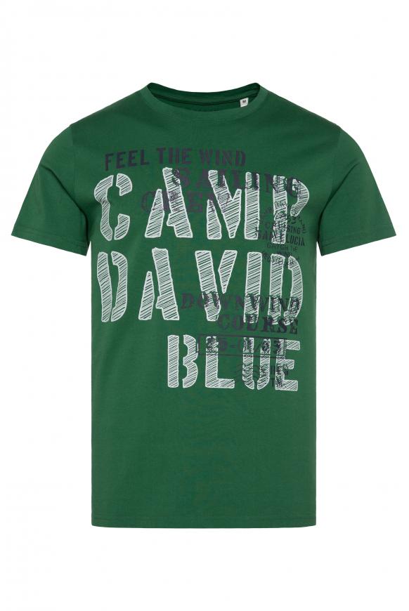 T-Shirt mit Sailing Print raw green