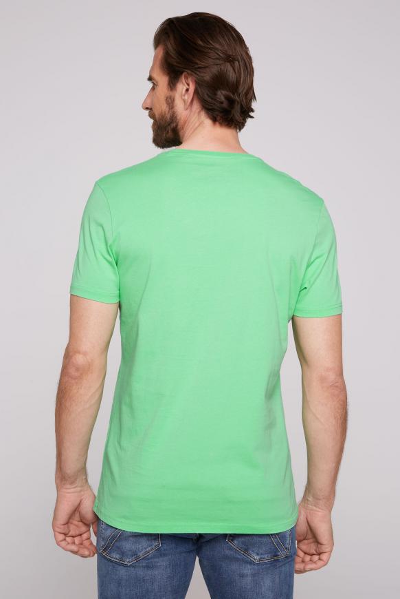 T-Shirt Rundhals mit Yacht Print regatta green