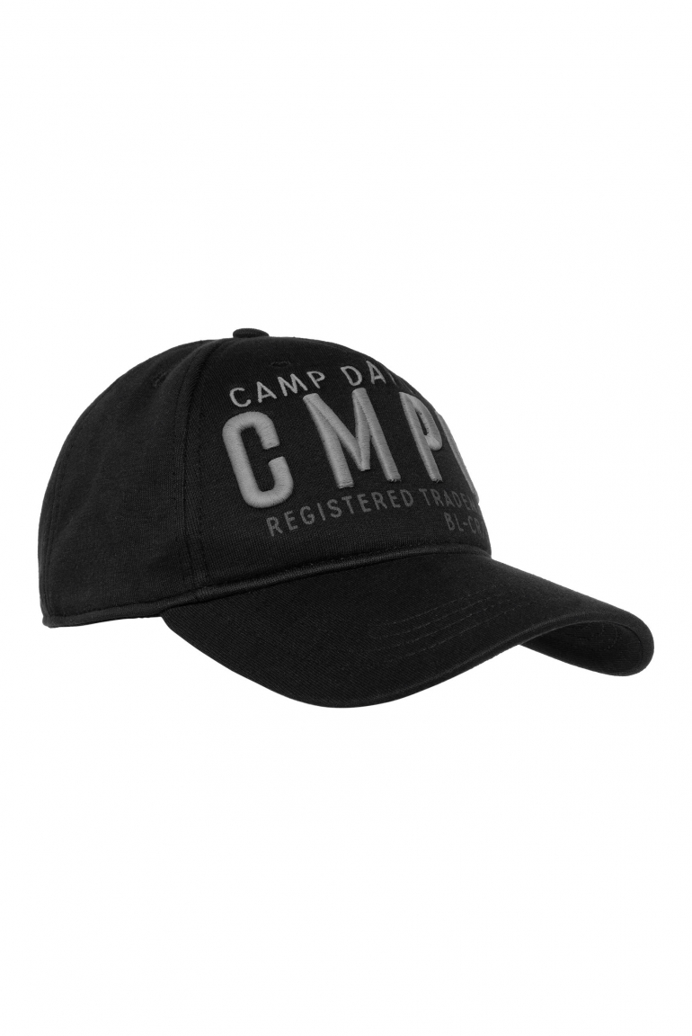 Base Cap mit 3D-Stickerei black