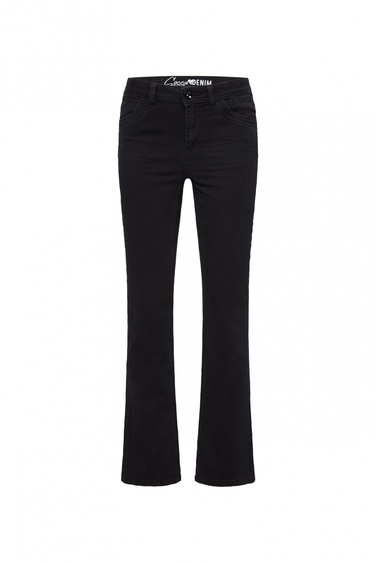 Flared Jeans PA:LA Regular Fit black aged
